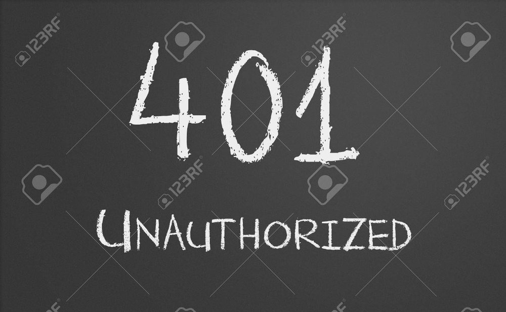 Lỗi 401 Unauthorized